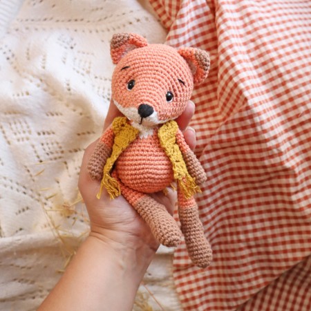 Patron renard au crochet PDF – amigurumi facile