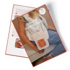 Capucine, la pochette fleurie : sac crochet facile