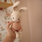 Kit Crochet Coton mon petit lapin – Coffret Complet, Patron PDF