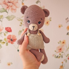 Patron "Pompon, mon petit ours"